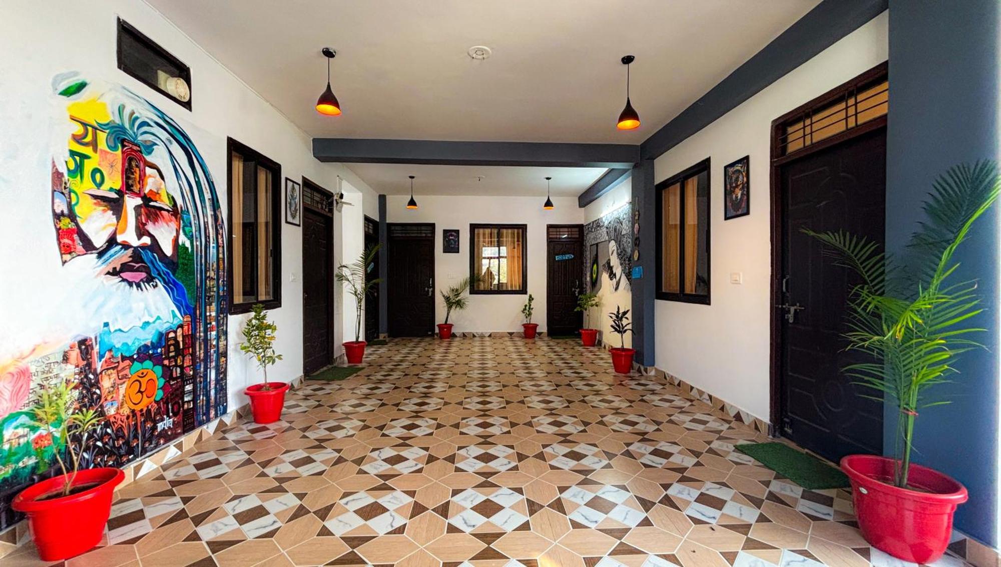Hostel Skyard Rishikesh, Laxman Jhula Zewnętrze zdjęcie